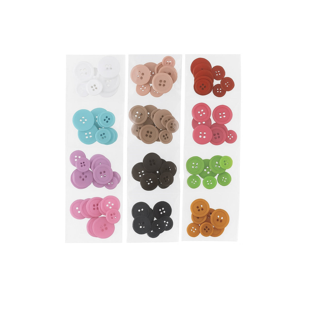 SIL Craft Buttons Assorted Pack of 40 CR1986