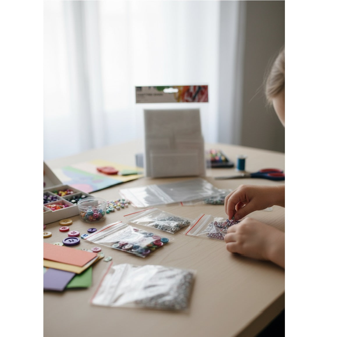 SIL Resealable Crafting Bags Transparent Assorted Sizes Pack of 50 CR0513A