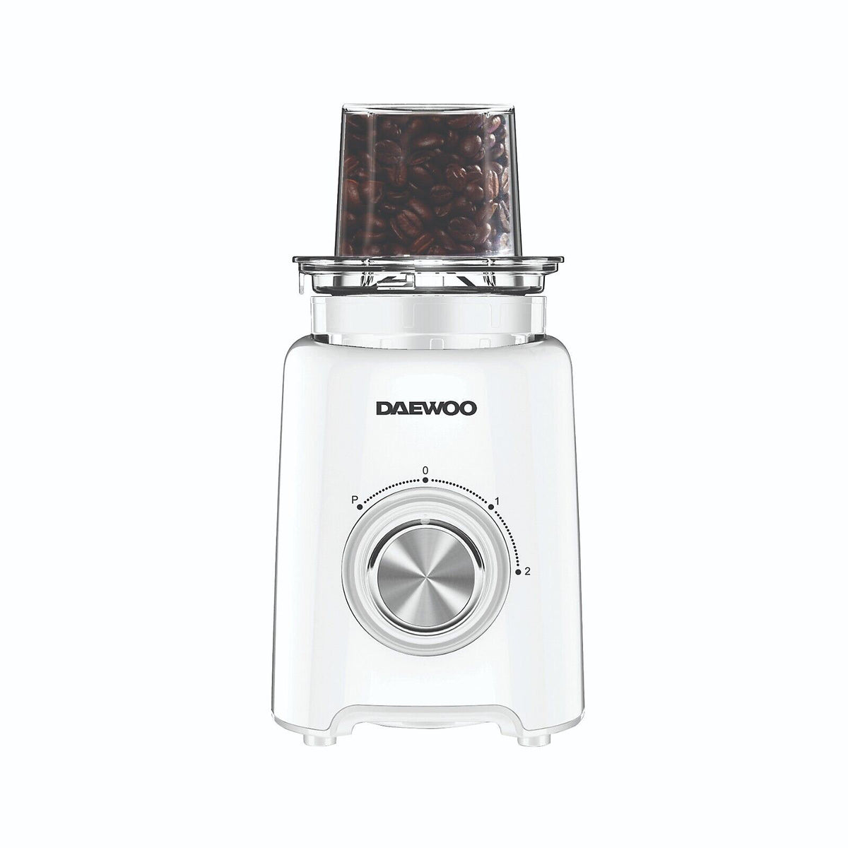 Daewoo 500W Blender and Coffee Grinder White 1.5Ltr SDA1907 | 2 Speeds | Pulse Function | Stainless Steel Blades