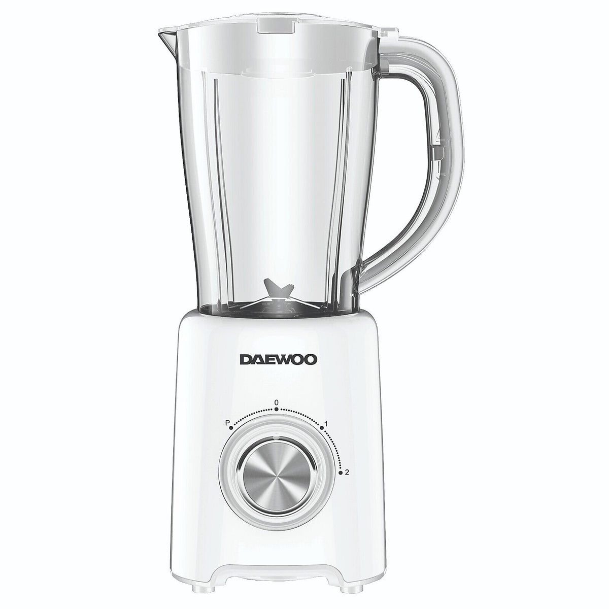 Daewoo 500W Blender and Coffee Grinder White 1.5Ltr SDA1907 | 2 Speeds | Pulse Function | Stainless Steel Blades