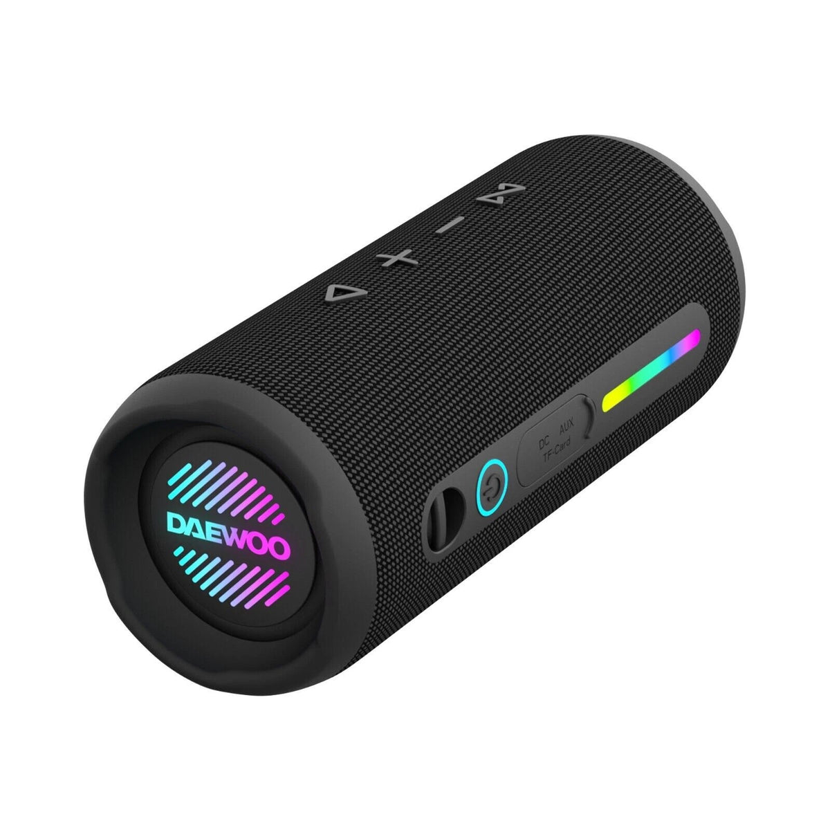 Daewoo Boom Beats Splash 30W Stereo Wireless Speaker Black AVS1623 | 7 Hours Playback | IPX7 Waterproof | Playback Wirelessly | Crystal Clear Playback | Colour Changing Lights