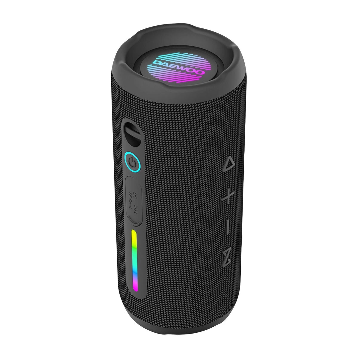 Daewoo Boom Beats Splash 30W Stereo Wireless Speaker Black AVS1623 | 7 Hours Playback | IPX7 Waterproof | Playback Wirelessly | Crystal Clear Playback | Colour Changing Lights