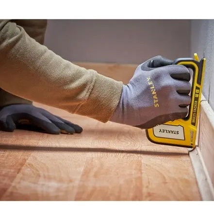 Stanley Light Duty Stapler Tacker Yellow and Black STHT70440-8 | 2in1 Type A and J | Easy Squeeze Hand Staple Gun | Durable and Ergonomic Stapler | For Home-Office and DIY Projects