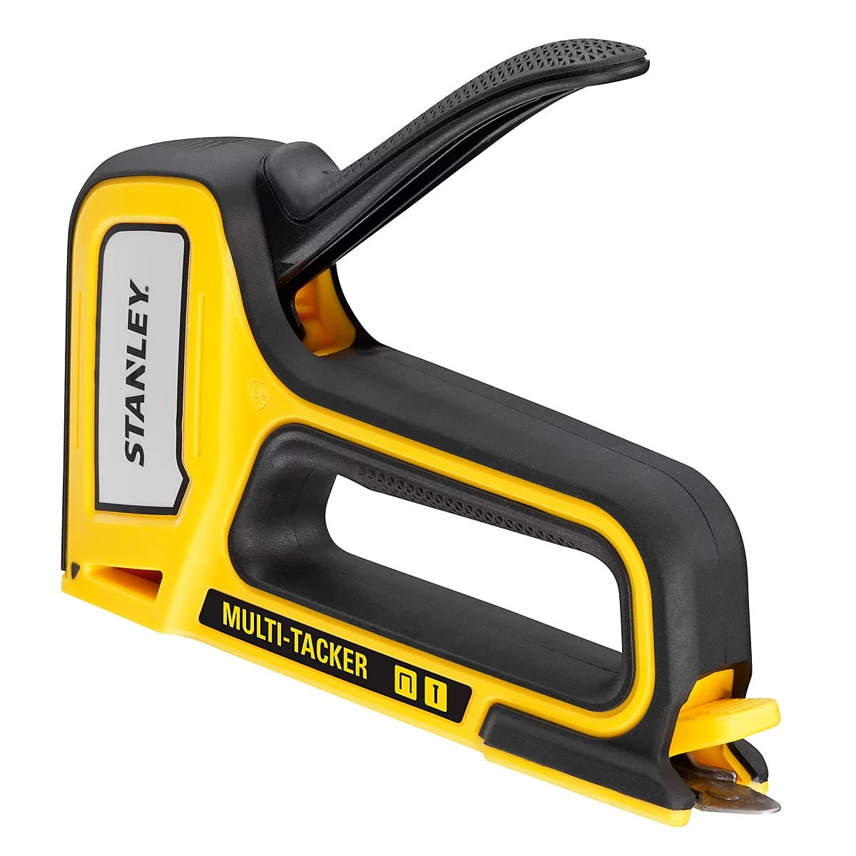 Stanley Light Duty Stapler Tacker Yellow and Black STHT70440-8 | 2in1 Type A and J | Easy Squeeze Hand Staple Gun | Durable and Ergonomic Stapler | For Home-Office and DIY Projects