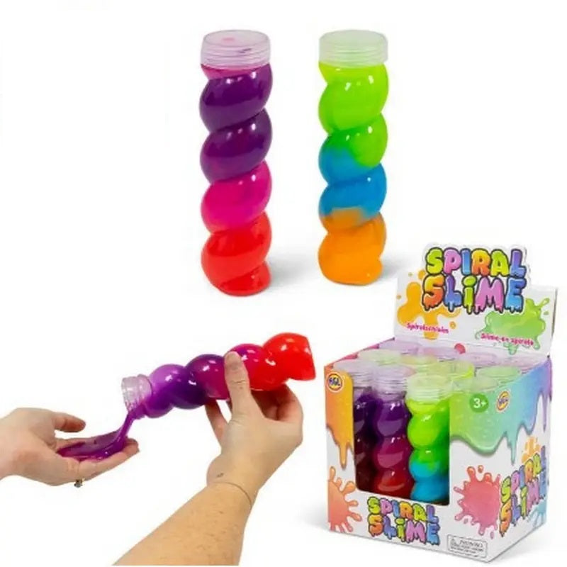 HGL Spiral Slime Assorted Colours Pack of 1 SV21804 | Colorful Multi-Layered Slime with Vibrant Swirls | Fun for Kids Ages 3 Plus | Perfect for Sensory Play and Creativity