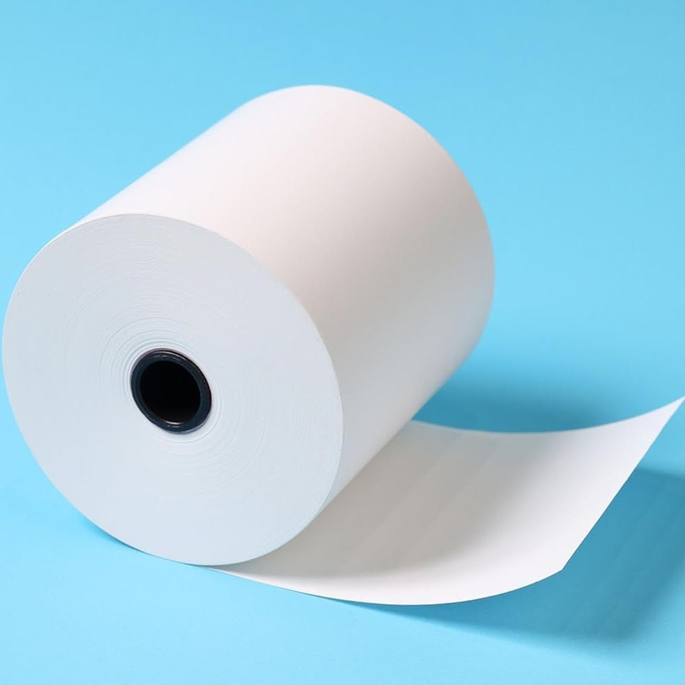 Thermal Receipt Till Rolls White 80mm x 80mm Pack of 5 SA017B | Long-Lasting POS Printer Paper | For Cash Register-POS and More