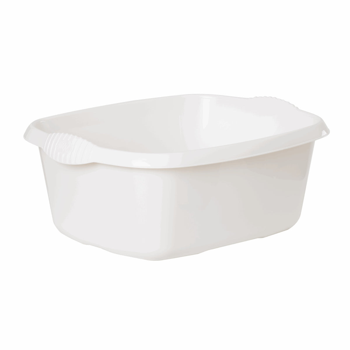 Wham Rectangular Casa Bowl 39cm Snow White 17234 | Durable Plastic Mixing and Washing Bowl | Lightweight and Easy to Clean | Ideal for Kitchen-Laundry and Household Use