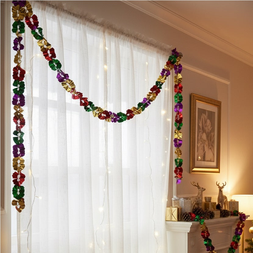 JL Supplies Ltd Luxury Garland Multicolour Small 2.4mtr 3284