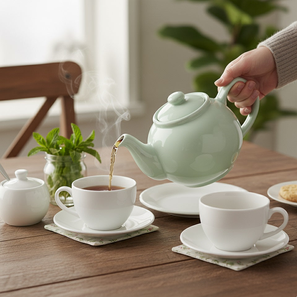 Price and Kensington 2 Cup Teapot Mint Green 450ml 56.767