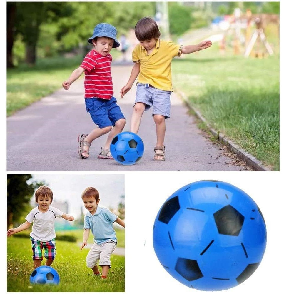 Hurrah Inflatable Footballs Assorted Colours 10-Inch Pack of 1 FA053 | Soft Lightweight Kick Balls for Kids | Outdoor Play Garden Sports Toy | Party Bag Fillers and Prizes | One Sent at Random