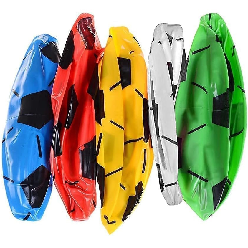 Hurrah Inflatable Footballs Assorted Colours 10-Inch Pack of 1 FA053 | Soft Lightweight Kick Balls for Kids | Outdoor Play Garden Sports Toy | Party Bag Fillers and Prizes | One Sent at Random