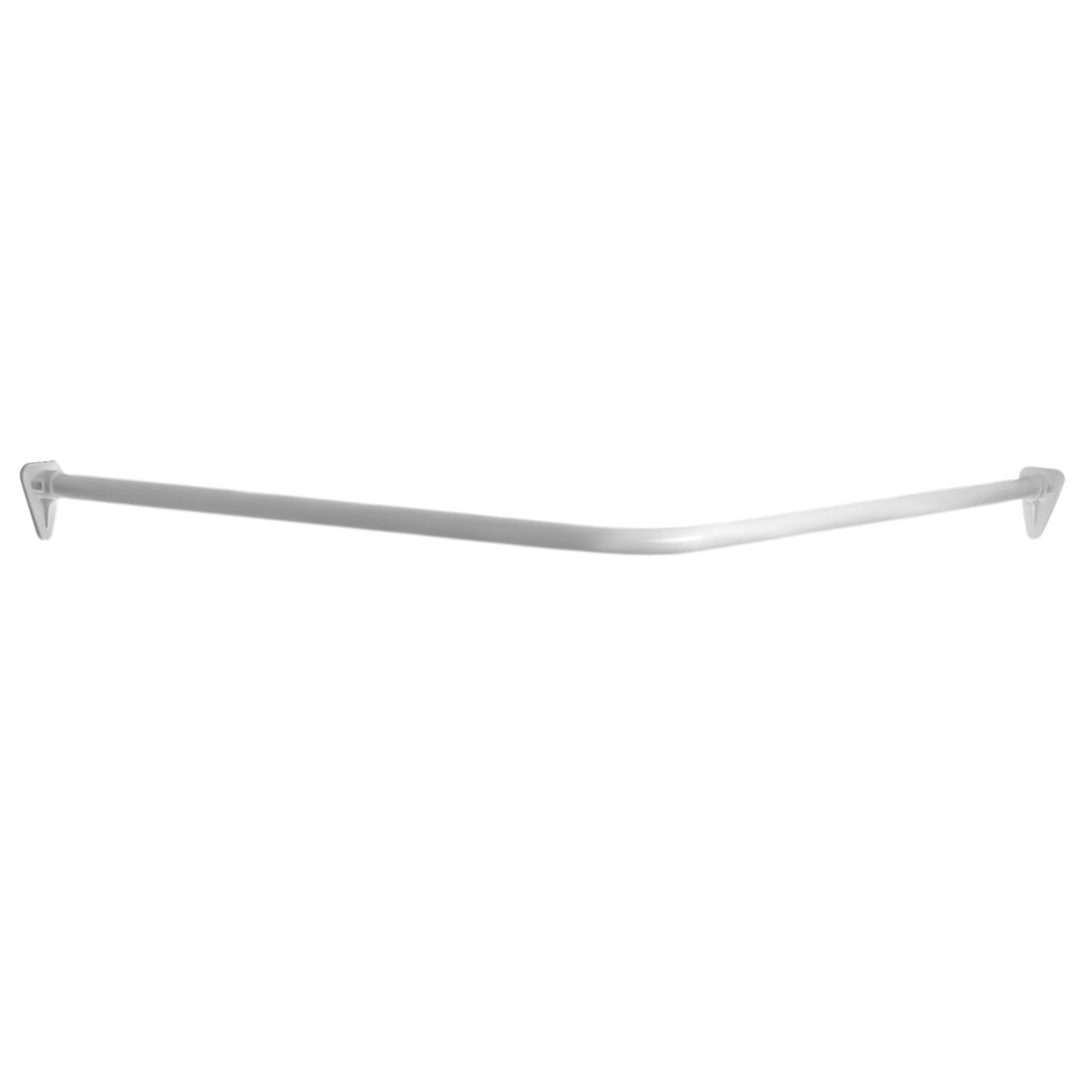 EuroShowers Combi Rustproof Shower Curtain Rail Silver 60020 | Made from 22mm Aluminium Tube | Completely Rustproof | Can be Easily Sawn to Size