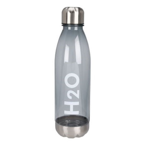 Excellent Housewares Drinking Bottle Assorted Colours 700ml Pack of 1 997100460 | Stainless Steel Base | BPA-Free | Leak-Proof and Durable
