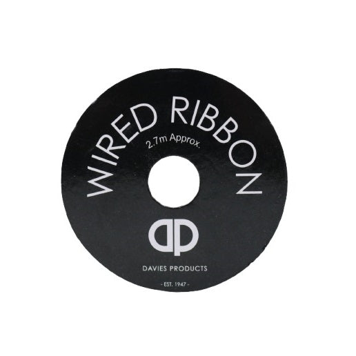 Davies Products Wired Ribbon Tartan and Red 2.7Mtr 56860 | For Crafts-Gift Wrapping and Decor