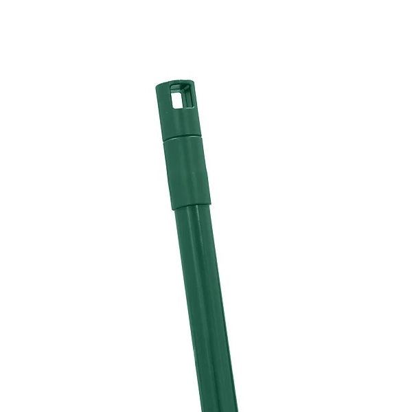 JVL Telescopic Garden Rake Green H108-152cm x W45cm x D4cm 20-062 | Multi-Use Broom and Rake | Telescopic Handle that easily Adjusts | Lightweight and Durable