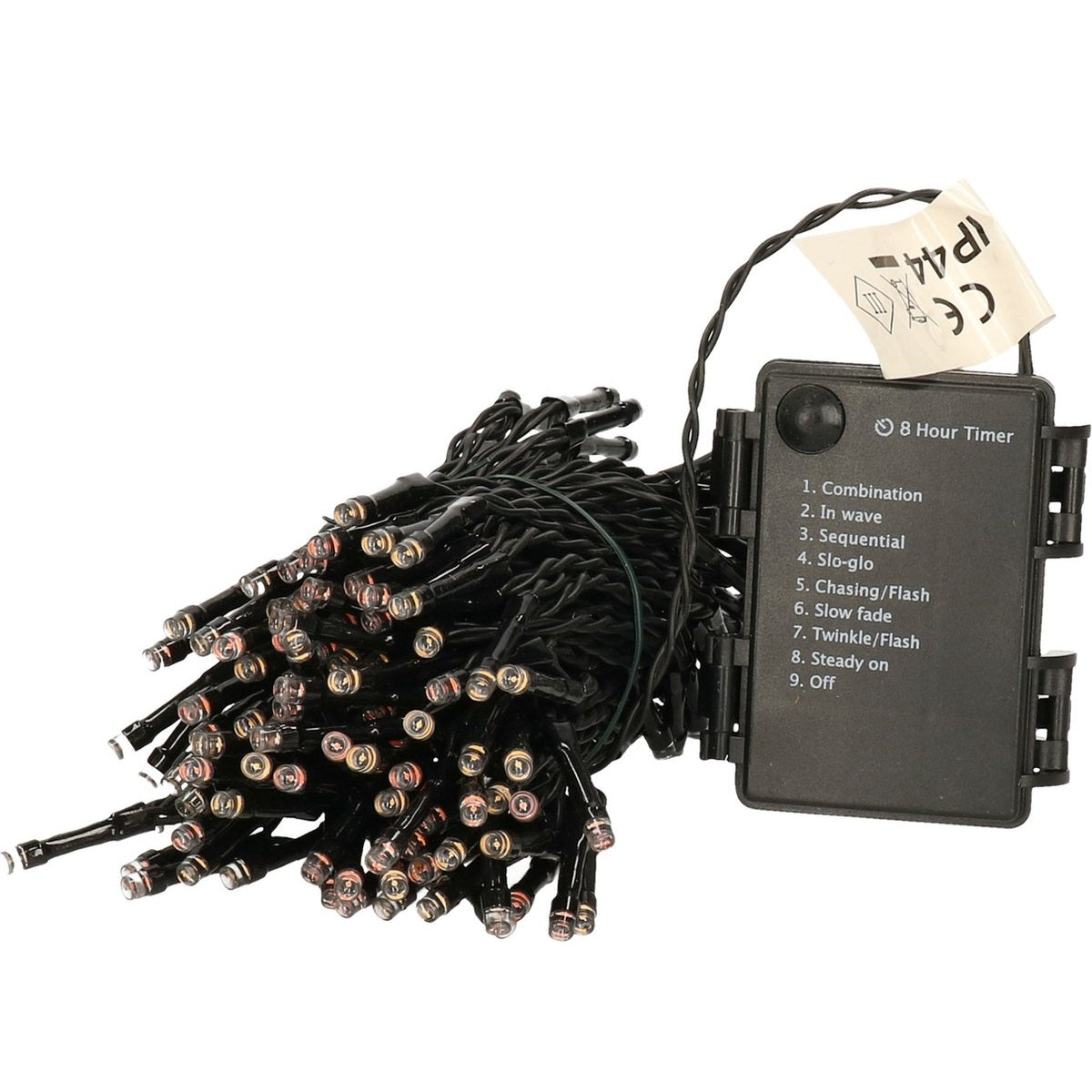 192 LED Multi-Color Christmas Lights Black 14.5Mtr AX9810260 | With 8 Memory Functions | Perfect for Holiday Decorations | 6Hr Timer