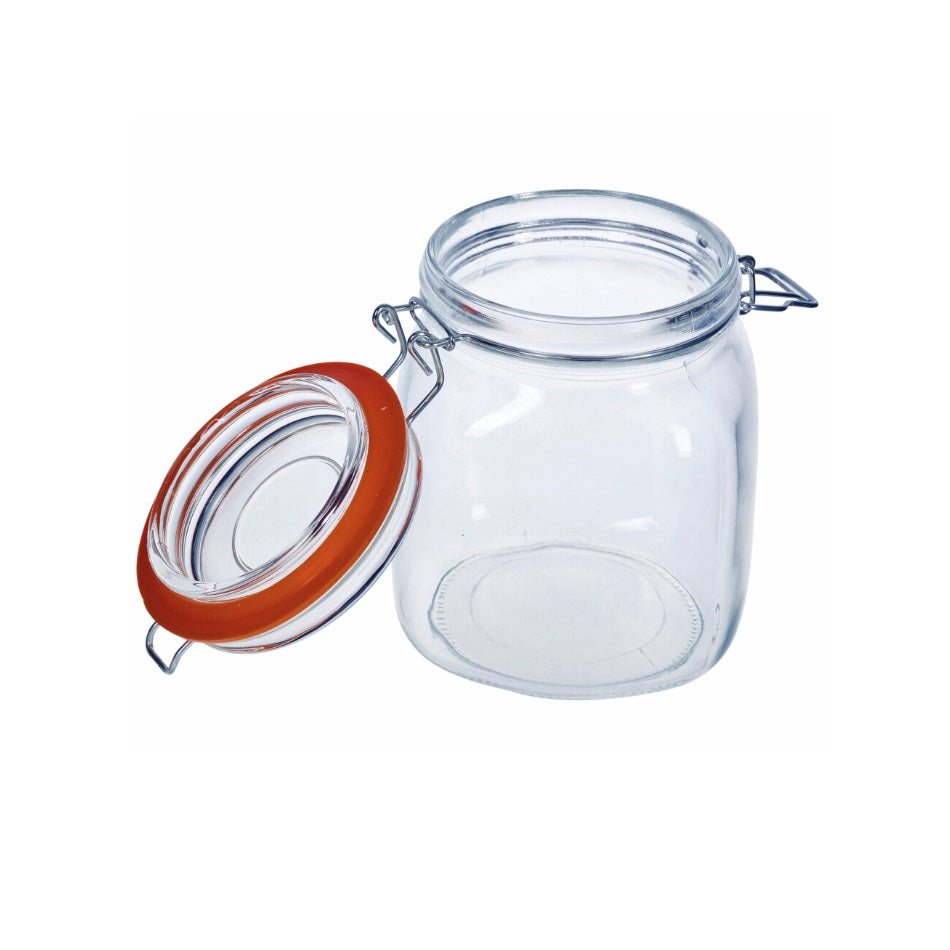 Glass Jar Assorted 1000ml H16cm x W10cm x D10cm Pack of 1 CD1001950