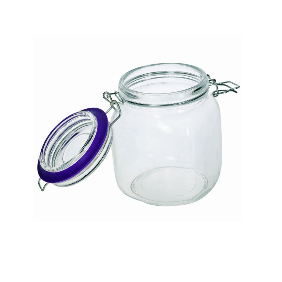 Glass Jar Assorted 1000ml H16cm x W10cm x D10cm Pack of 1 CD1001950
