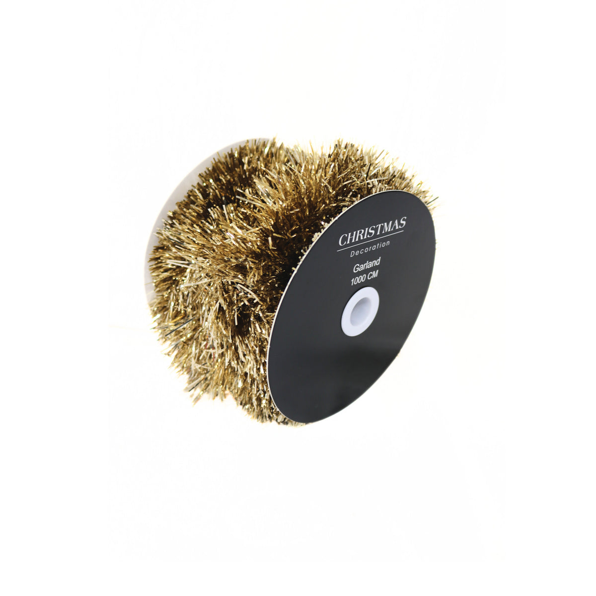 Christmas Decoration Champagne Tinsel Garland on Roll Golden 10Mtr CAA754500