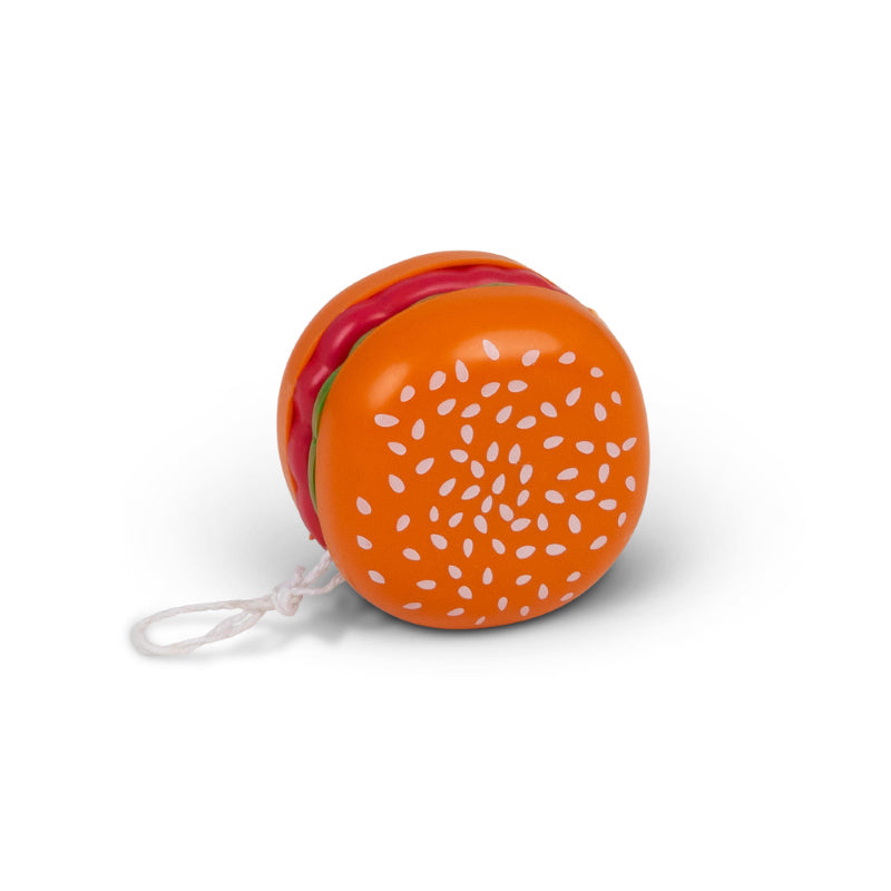 HGL Burger Yo-Yo Toy Multicoloured SV22022 | Fun Hamburger Design Yo-Yo for Kids Aged 5 Plus | Classic Retractable Toy for Skill Play and Gifts