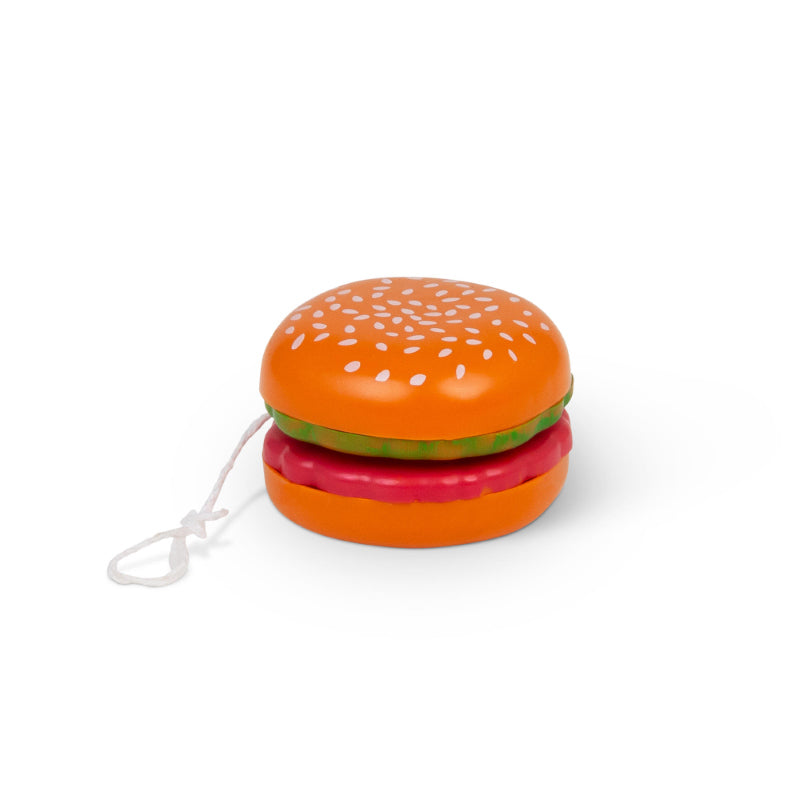 HGL Burger Yo-Yo Toy Multicoloured SV22022 | Fun Hamburger Design Yo-Yo for Kids Aged 5 Plus | Classic Retractable Toy for Skill Play and Gifts
