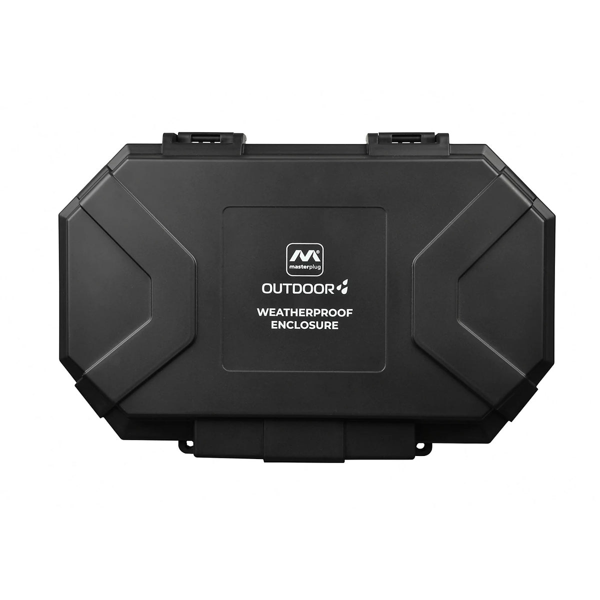 Masterplug Outdoor Weatherproof Power Kit Black WDBC84BP | 4 Socket | 8Mtr Extension Lead | IP54 Rated | Safe Power Solution for Garden and DIY Use | Ideal for Festive Lights and Outdoor Tools | 13A Rated | Collapsible Design