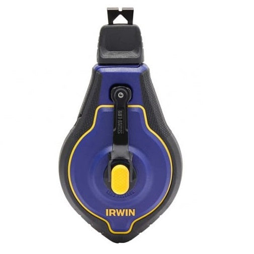 Irwin Strait Line Speedline Pro Chalk Reel Set Blue IWHT48443BC-0 | Easy Hook and Go | 6x Faster Rewind | Easy Fill Chalk Door