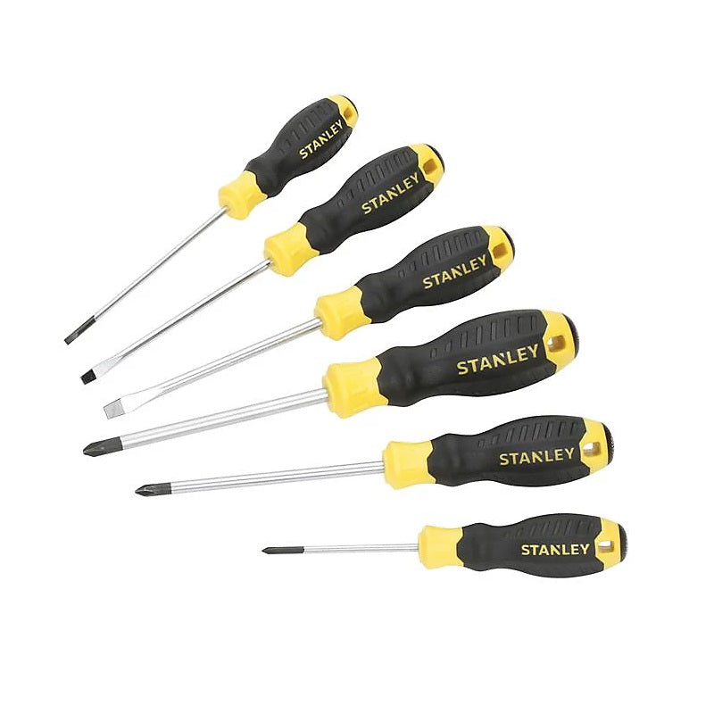 Stanley Screwdriver Set Yellow and Black 6-Piece STHT0-62151