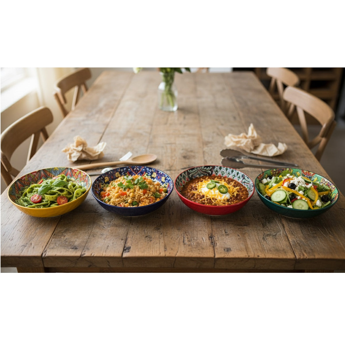 Porcelain Deep Printed Plate Assorted 21cm x 5cm Pack of 1 Q05000070
