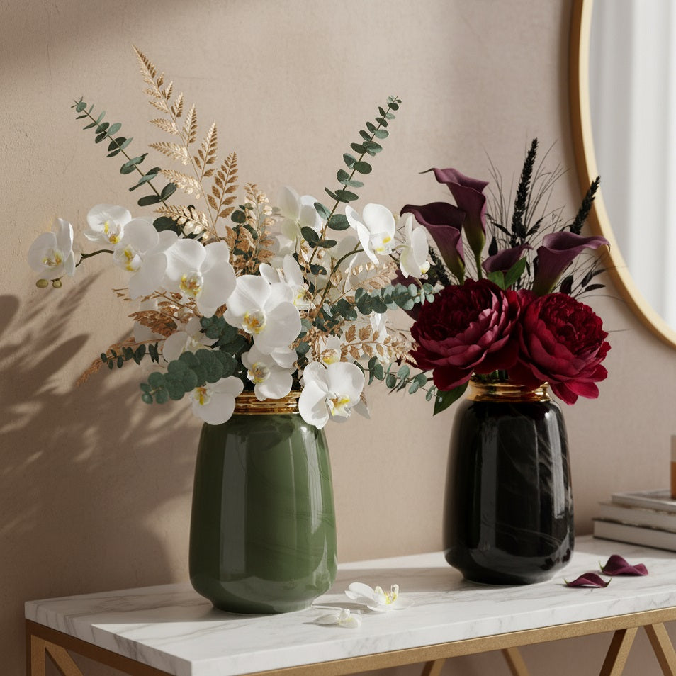 SIL Luxe Vase Assorted Colours 23cm x 16cm x 16cm Pack of 1 TJWF46