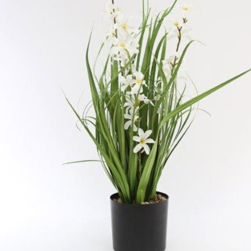 SiL Large Daisy in Plant Pot Green 90cm x 15cm x 15cm 1460g FL1234 | For Home and Office Decor