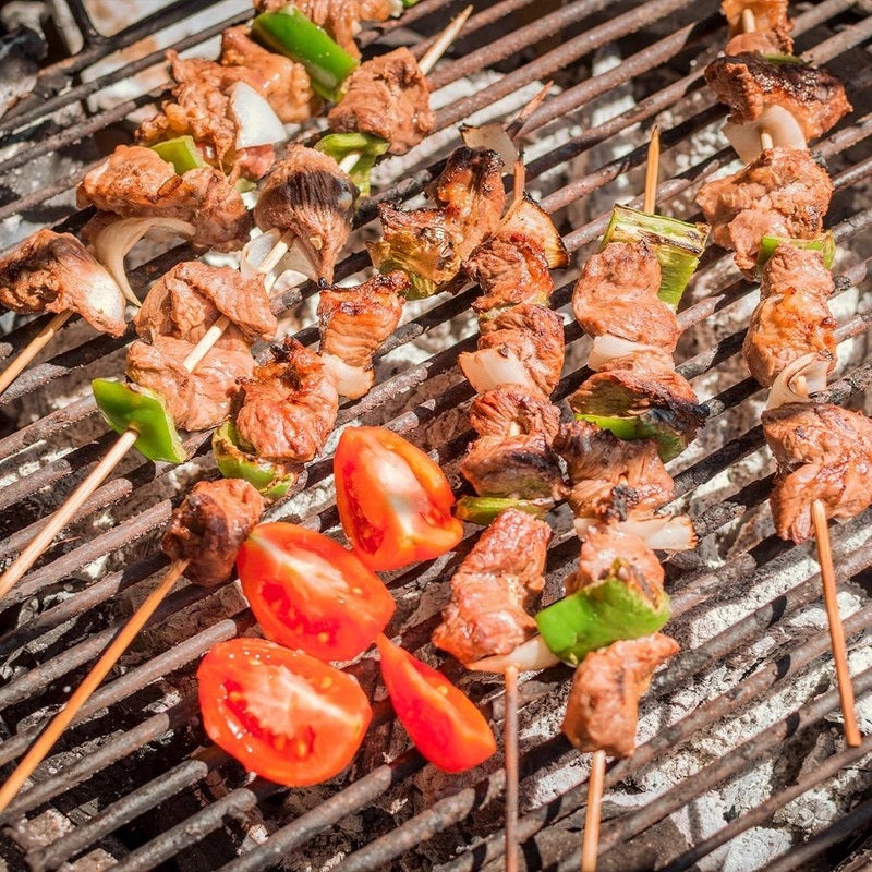 Excellent Houseware Bamboo Skewers Brown 40cm Pack of 50 408100670 | Natural Wooden BBQ Skewers | For Grilling-Kebabs-Snacks and Party Food | Food Prep Essentials