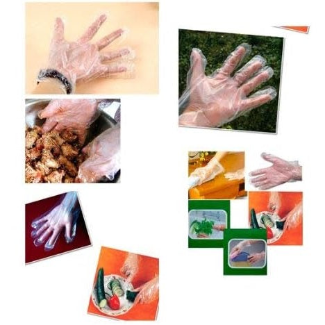 151 Duzzit Disposable Gloves White Pack of 100 DZT1032A-24 | Fit Both Left and Right Hands | For Cleaning-Decorating | Car Maintenance | Hair Treatment and Food Preparation