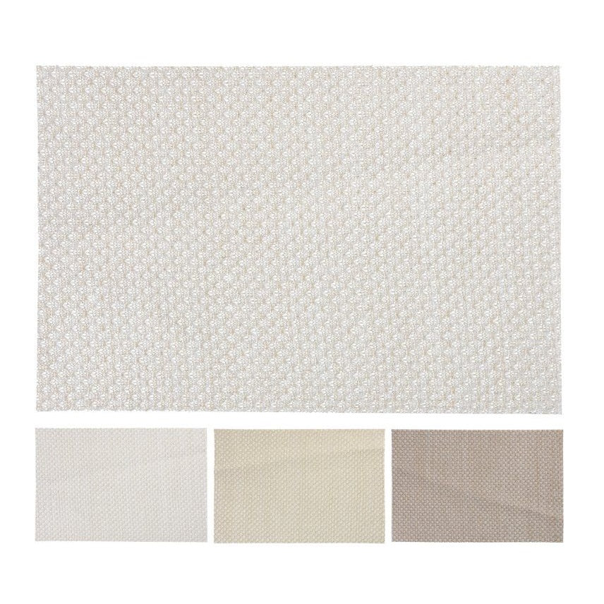 Home and Styling Collections Glitter Plastic Placemat Assorted Colours 45cm x 30cm AAE440350 | Heat Resistant Dining Mat | Durable Non-Slip Table Protector | Easy Clean Washable Design | Protects Your Table from Stains and Scratches