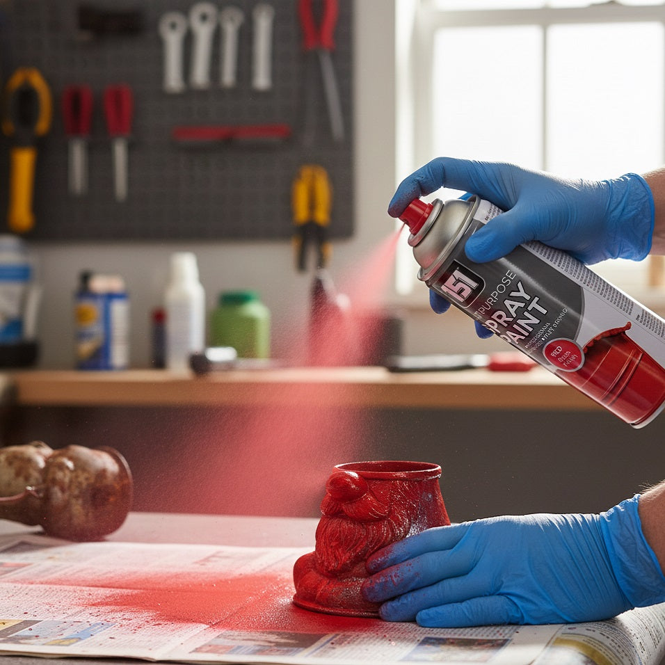 151 Multipurpose Spray Paint Red 400ml TAR028 | Gloss Finish | Professional | Non-Cracking | Fast Drying