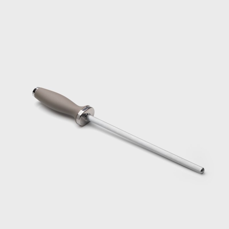 Taylors Eye Witness Syracuse Sharpening Steel Grey 23cm BH50049 | Medium Abrasion for Frequent Use | Use Little and Often to Keep Knives in Top Condition | High Carbon Steel Hardened to HRC60-65