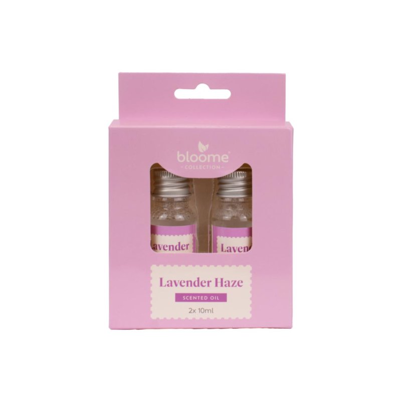 Otl Bloom Collection Lavender Haze Scented Oil Pink 10ml Pack of 2 324613 | For Diffusers and Home Aroma