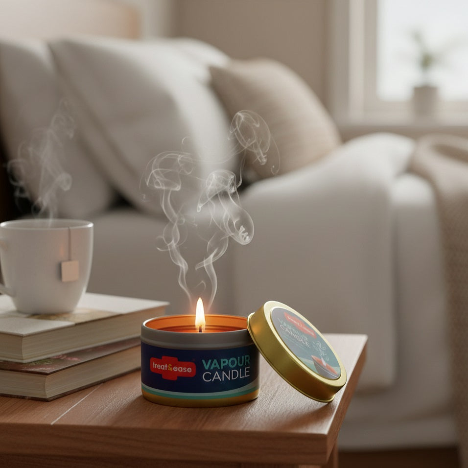 OTL Treat and Ease Vapour Tin Candle 90g 324608 | Soothes and Opens Airways