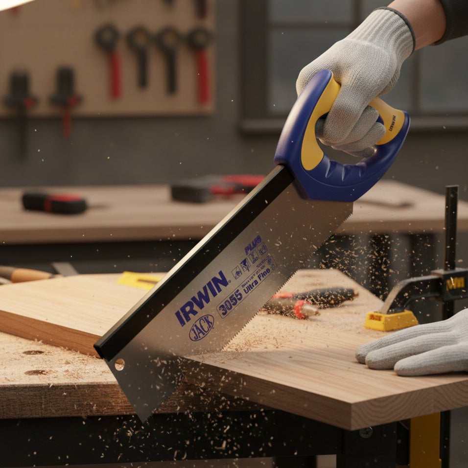 Irwin Jack Plus Tenon Saw Blue 12-Inch 10503534 | 300mm Ultra Fine Cut