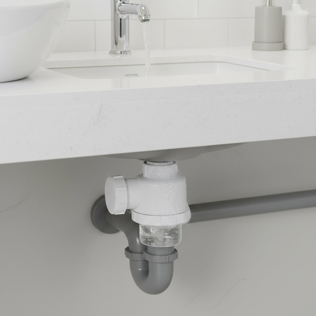 Securplumb Universal Bottle Trap White 40mm SU8727