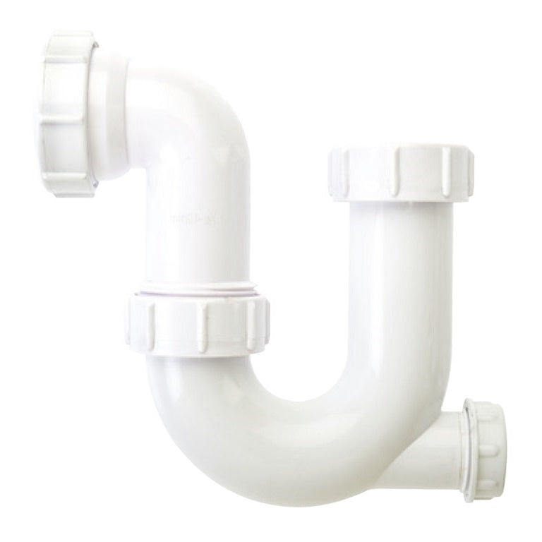 Securplumb Universal P Trap and Cleaning Eye White 40mm SU8721