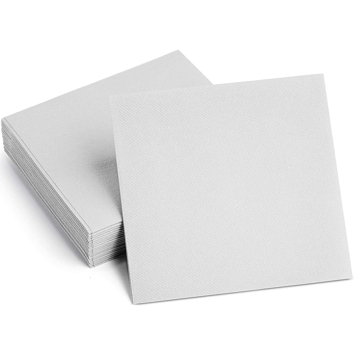 DID 1Ply Napkins White 30cm x 30cm Pack of 100 DD9950 | Disposable Paper Napkins | Ideal for Parties and Catering