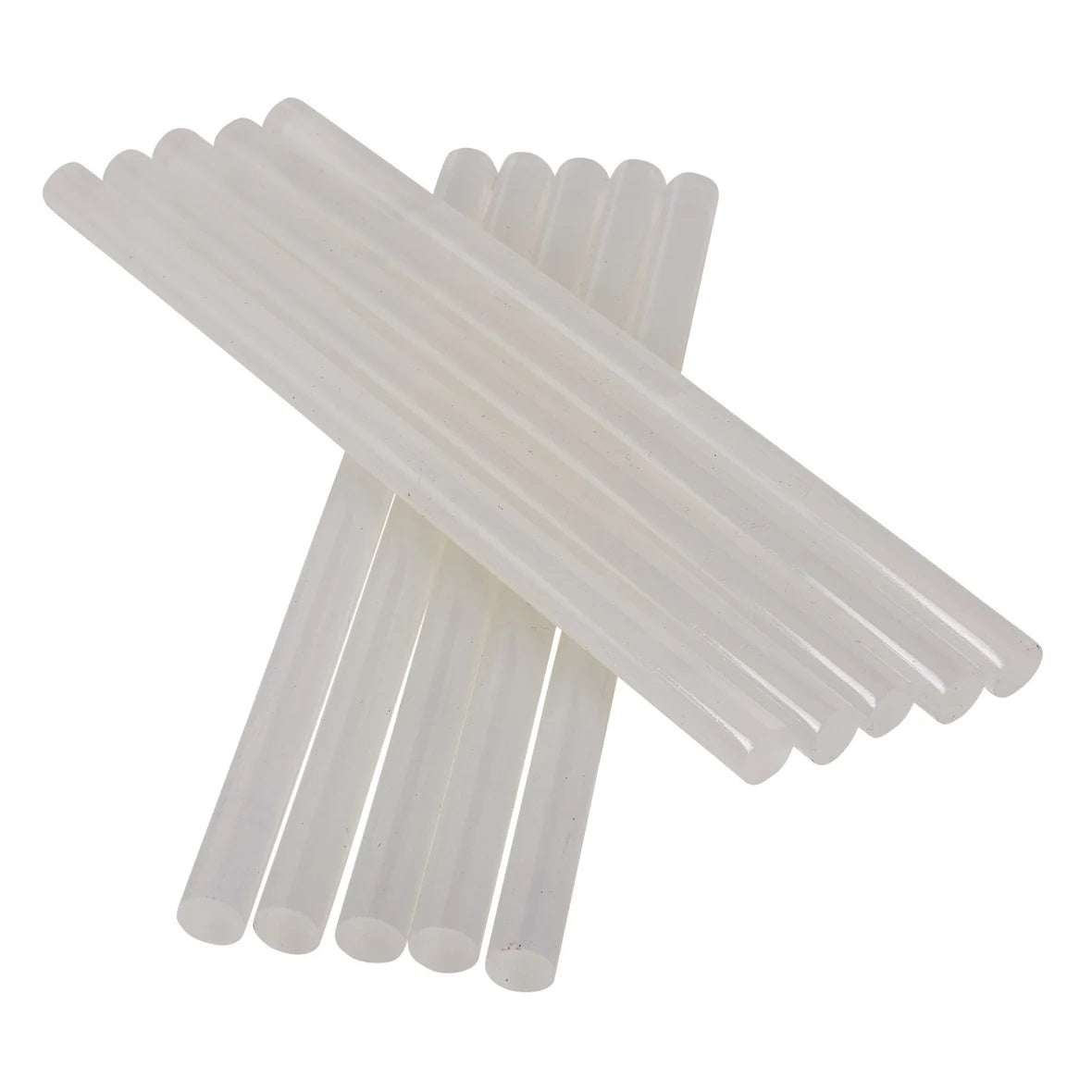 Amtech Glue Gun Stick White 200mm x 11mm Pack of 10 J1932 | Creates a Strong-Secure Bond | Ideal for DIY Projects and Crafts | Compatible with Amtech Dent Pullar Set | Quick Setting Translucent EVA Glue