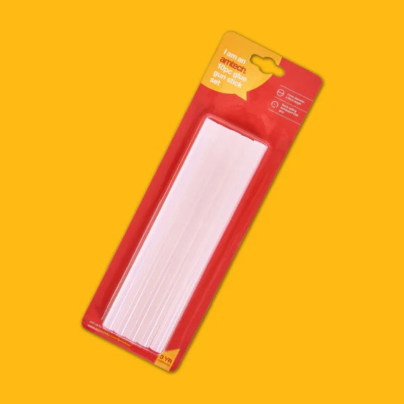 Amtech Glue Gun Stick White 200mm x 11mm Pack of 10 J1932 | Creates a Strong-Secure Bond | Ideal for DIY Projects and Crafts | Compatible with Amtech Dent Pullar Set | Quick Setting Translucent EVA Glue