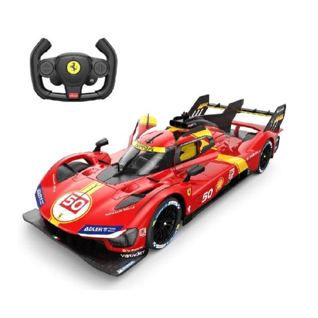Rastar Ferrari 499P Mans Hypercar Remote Control Sports Car Red TY-2913 | High-Detail Racing RC Model | Toy for Kids | Multi-function Radio Control