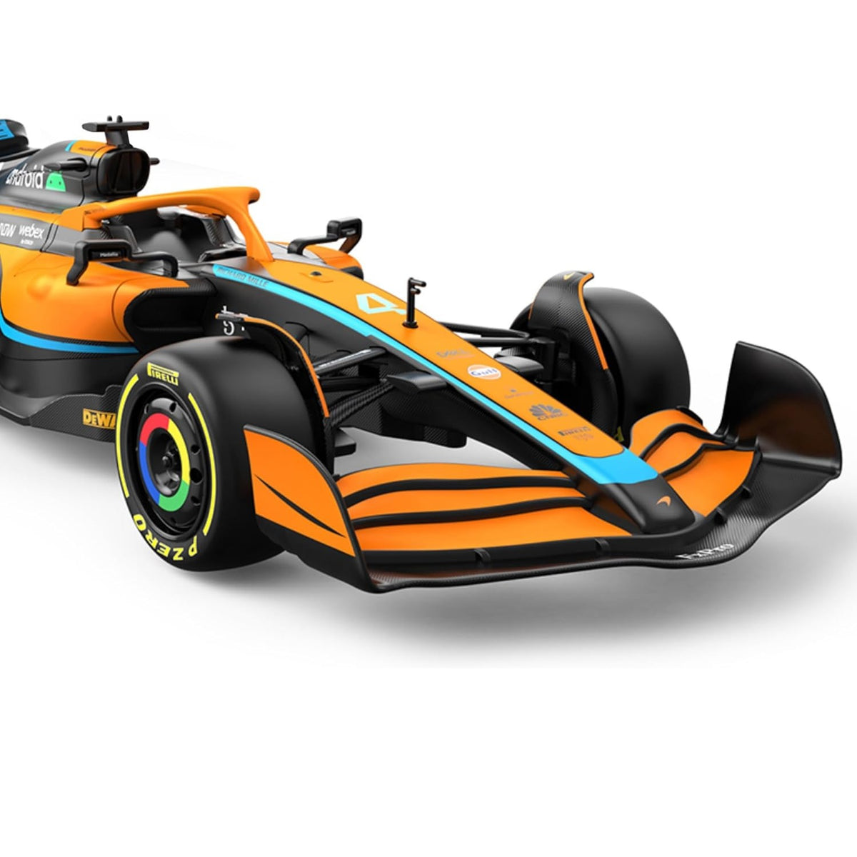 Rastar Official Licensed McLaren MCL36 F1 Racing Car Orange 30cm x 10cm TY-349 | High-speed Remote Control Car | Durable Battery-powered Design | 2.4GHz Multi-car Racing