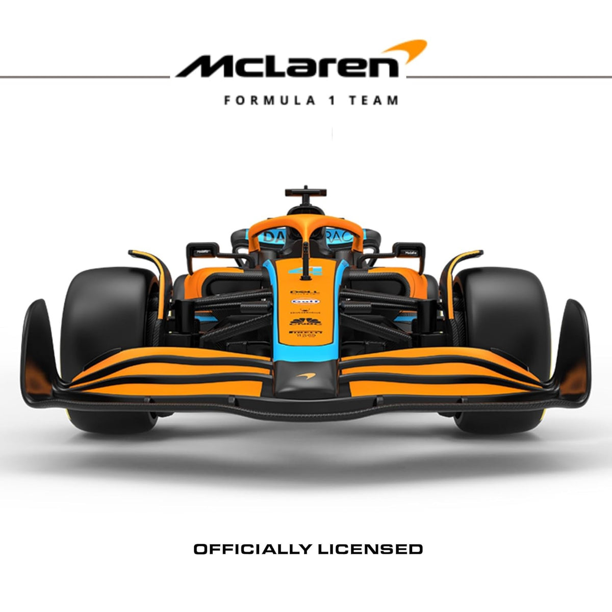 Rastar Official Licensed McLaren MCL36 F1 Racing Car Orange 30cm x 10cm TY-349 | High-speed Remote Control Car | Durable Battery-powered Design | 2.4GHz Multi-car Racing