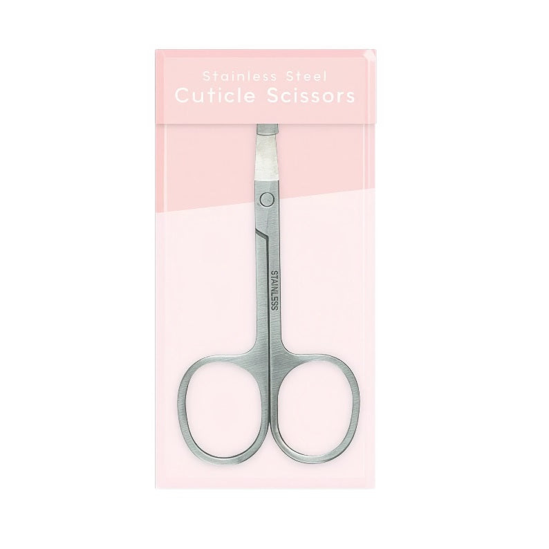 Gem Imports Stainless Steel Cuticle Scissors Silver L9cm x W4cm CDU8562