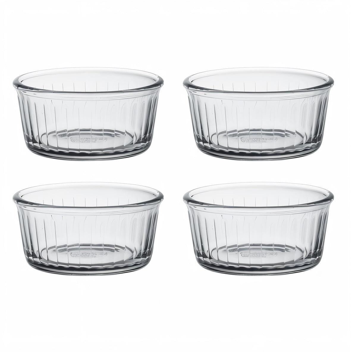 Duralex Ovenchef Ramekin Clear 4cm x 8.5cm Pack of 4 6008AC04