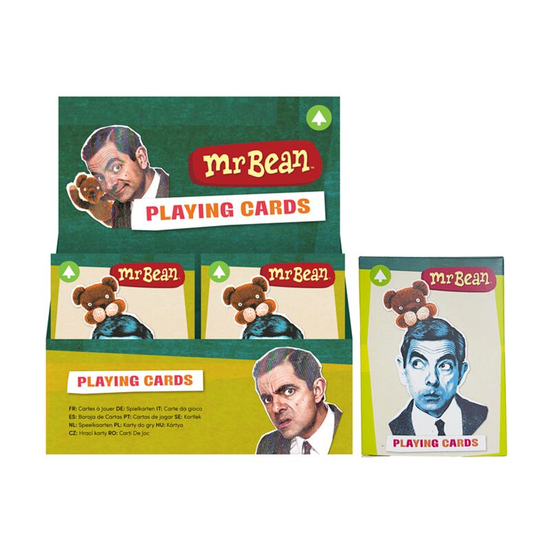 Puckator Mr Bean Playing Cards H8.5cm x W60cm x D0.1cm PCARD25